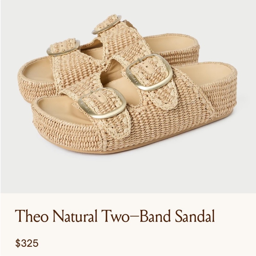 Loeffler Randall Theo 40MM Cotton-Blend Platform Sandals 6.5 - Picture 3 of 15